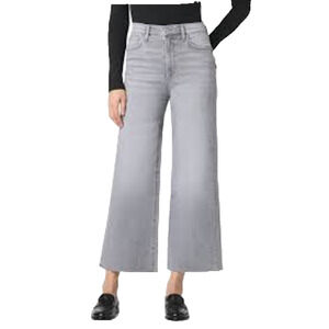 Joe's Raw Hem Y2K High Waist Ankle Wide Leg Jeans Gray Sz 27 A004064